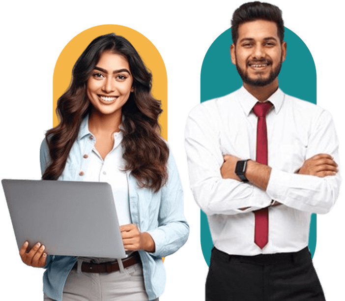 Two MyVirtualTalent remote professionals ready to join your team