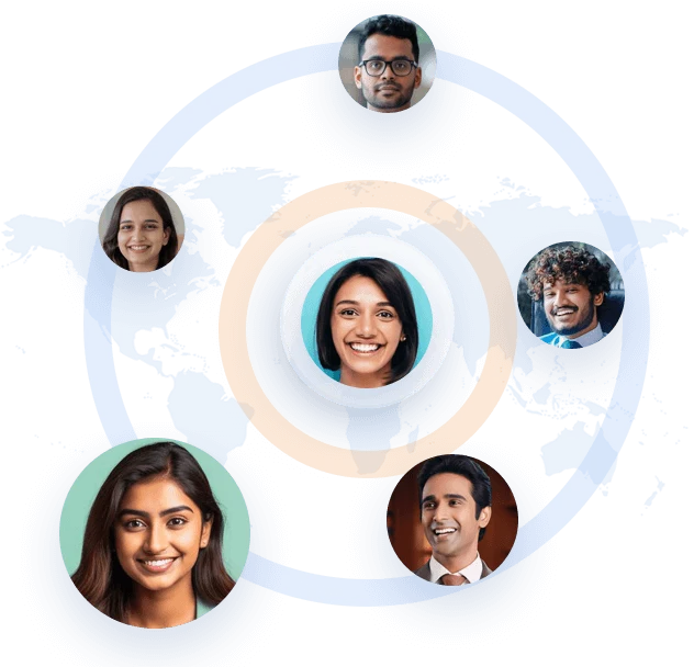 MyVirtualTalent remote professionals connected to clients around the world